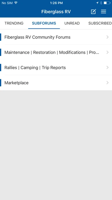 Zrzuty ekranu Fiberglass RV Owners Community
