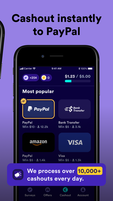 Survey Spin: Get paid cash!应用截图