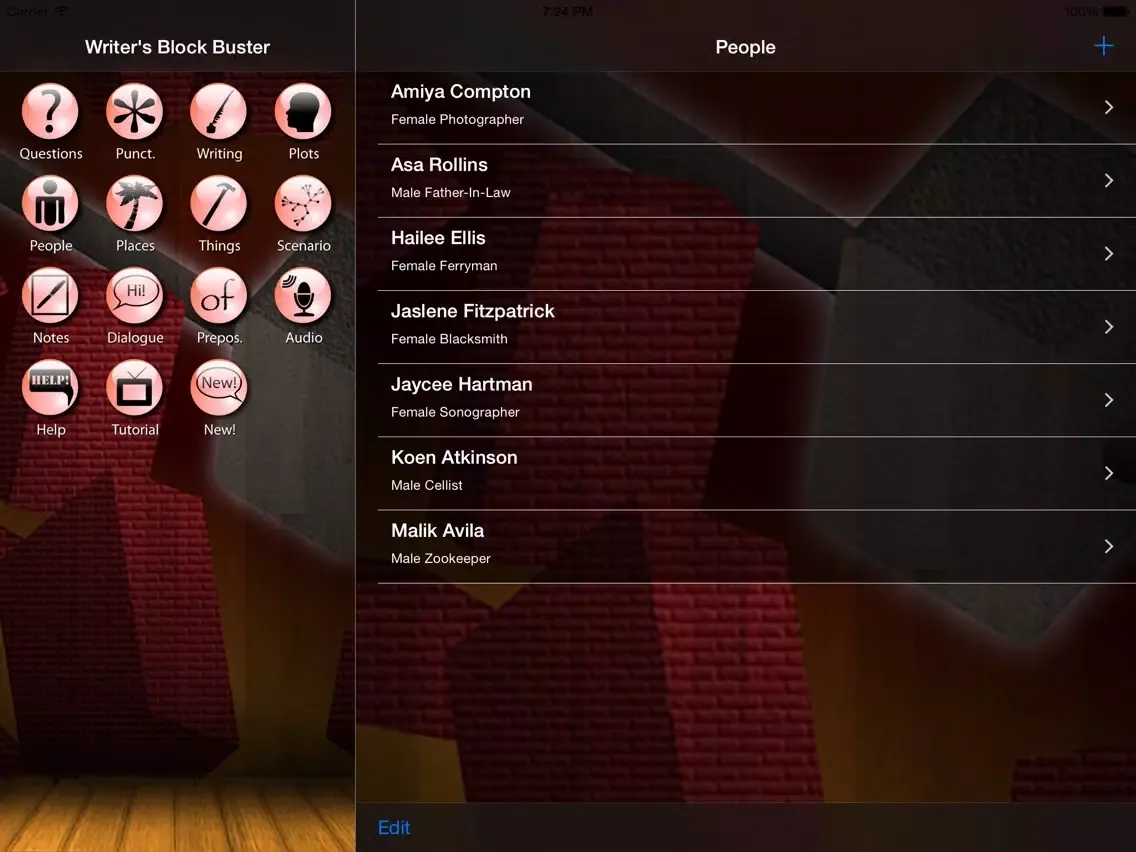 Screenshot di Writer's Block Buster iPad 