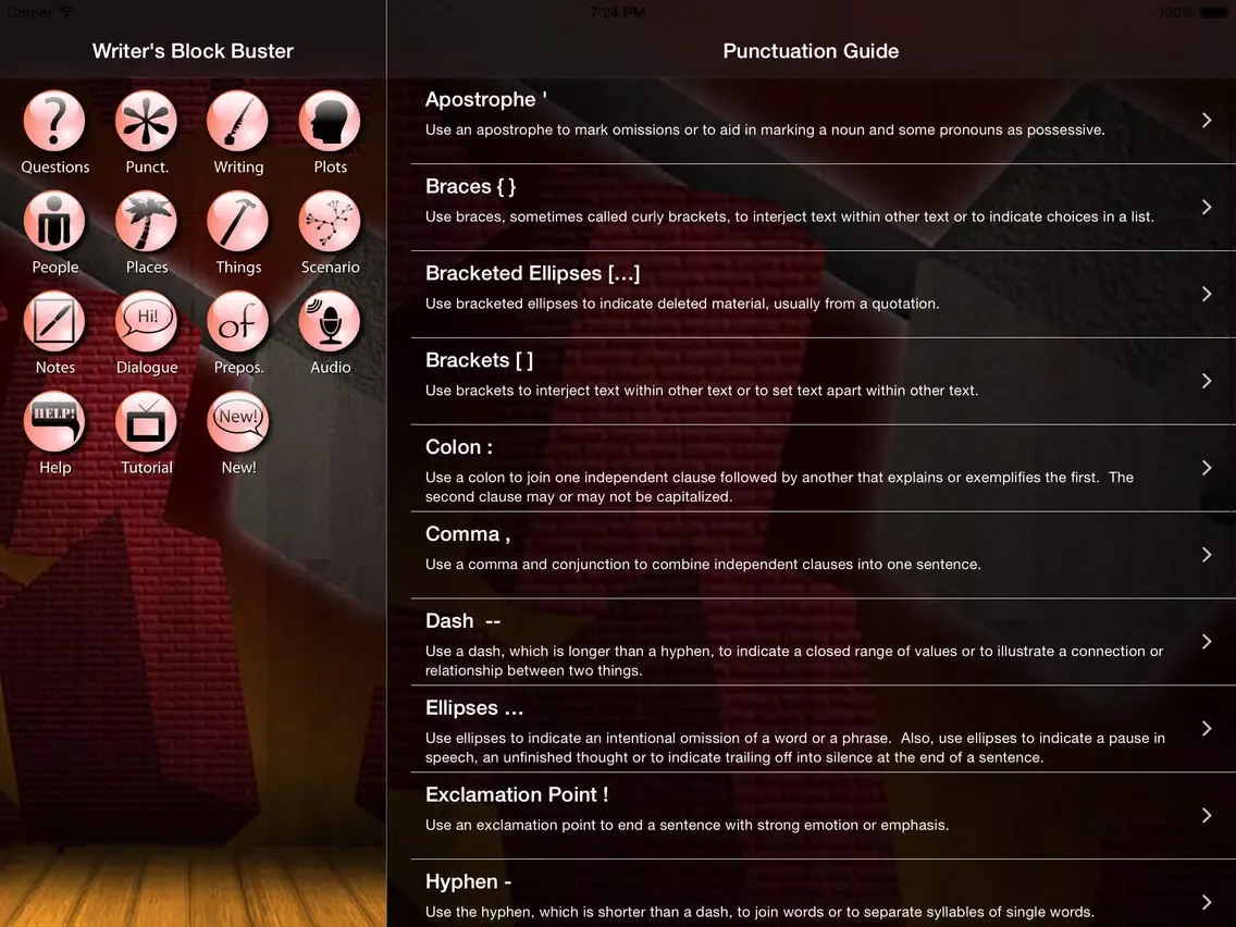 Screenshot di Writer's Block Buster iPad 