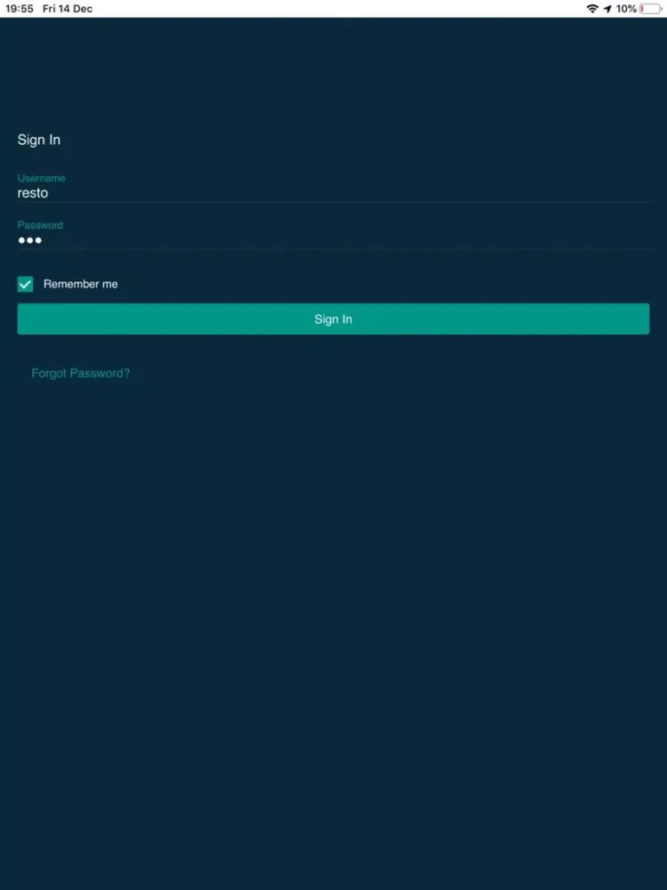Socialmeals Driver App iPad  スクリーンショット