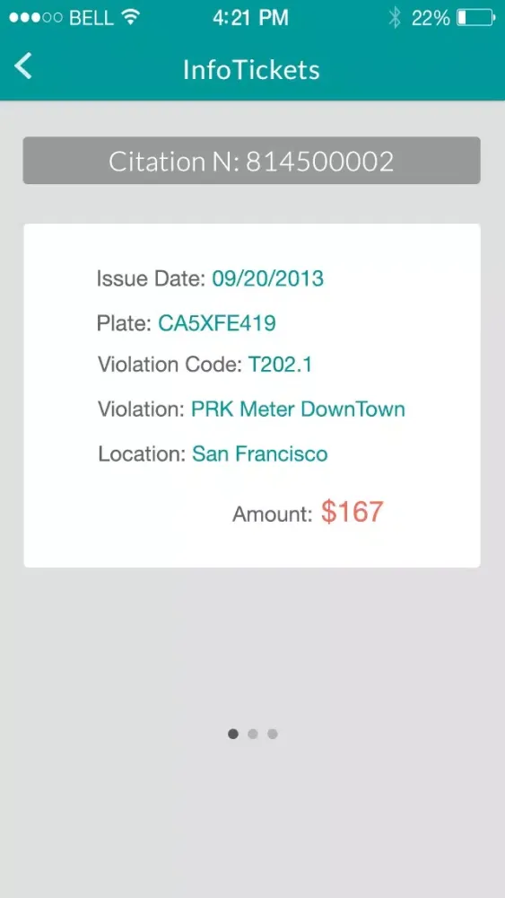 infoTickets - Find your traffic tickets with your license plate number Screenshots
