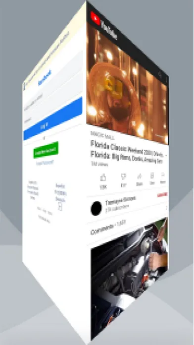 صور Social Networks 3D Media cube