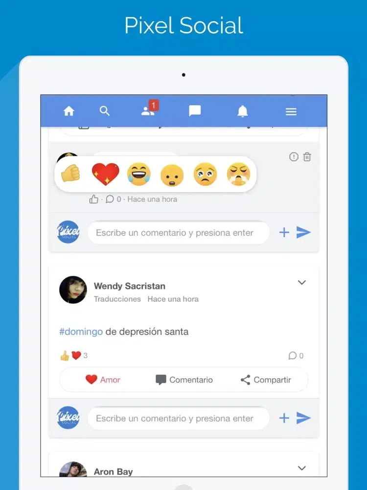 Pixel Social iPad 应用截图