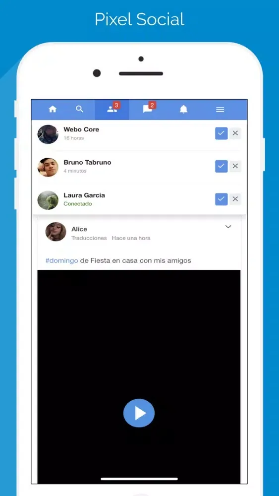 Pixel Social应用截图