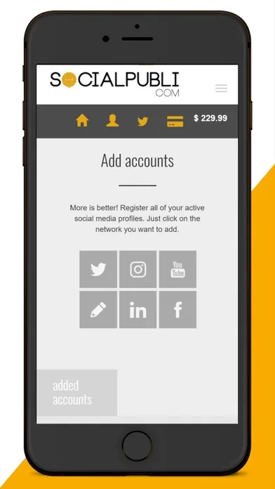 Zrzuty ekranu Socialpubli.com Influencers