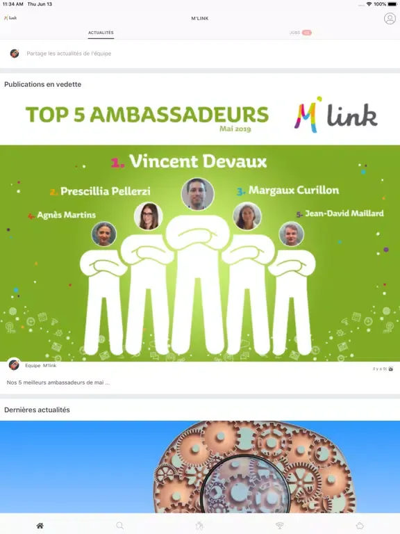Screenshot di M'Link iPad 