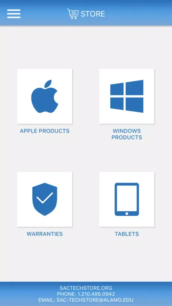Capturas de pantalla de SAC Tech Store