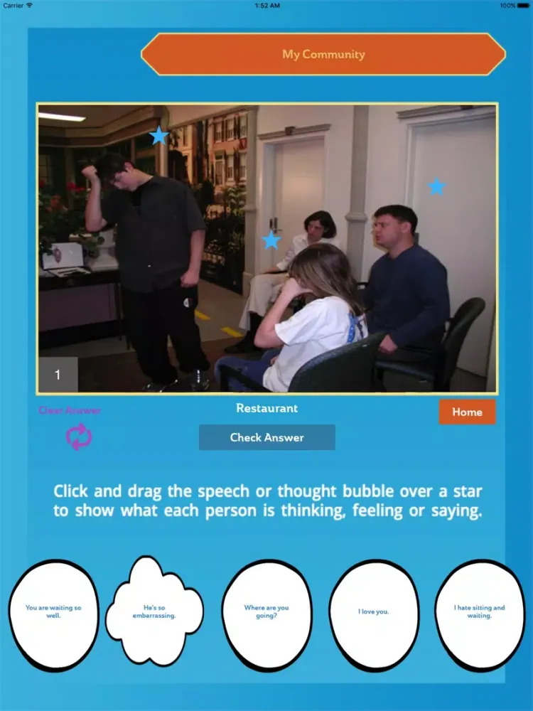 Social Perspective Taking iPad  Screenshots