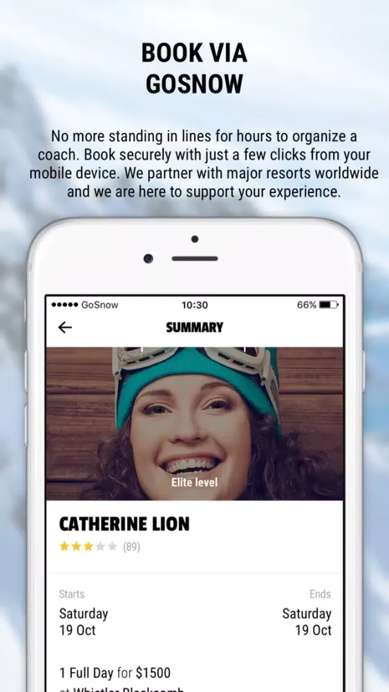 GoSnow: Ski,Snowboard,Lessons应用截图