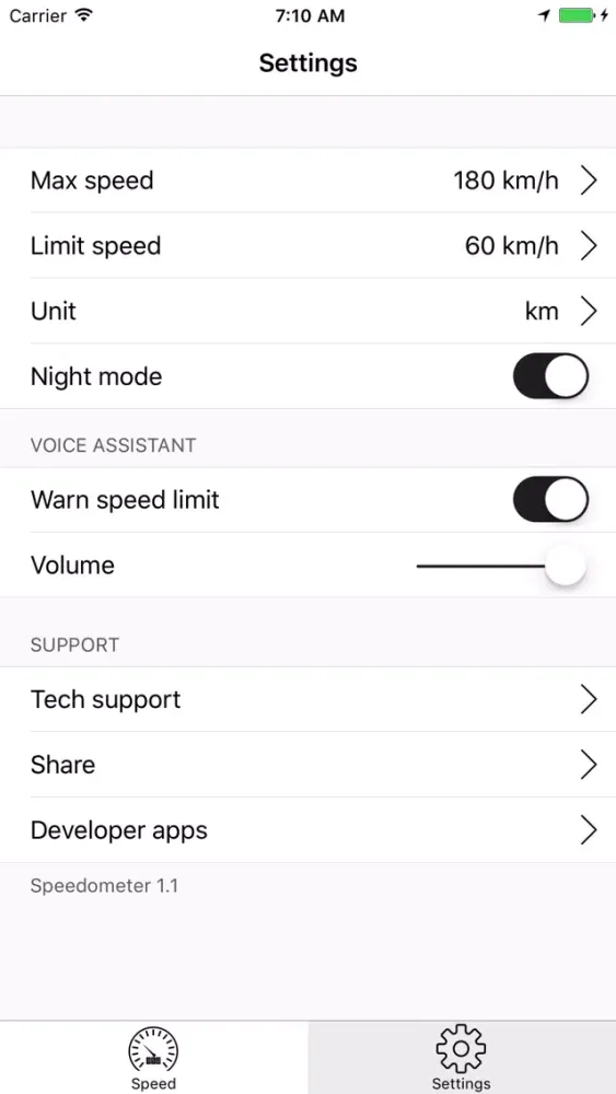 Speedometer - Digital speed measurement app Ekran Görüntüleri