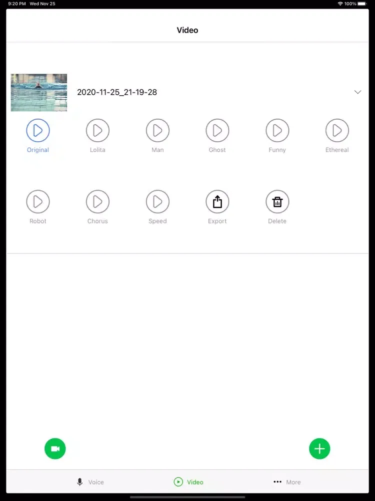 Captures d'écran de Voice Changer:Music editor app iPad 