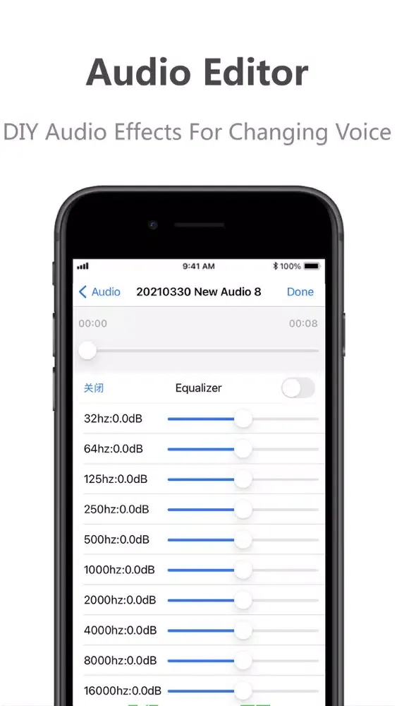 Captures d'écran de Voice Changer:Music editor app