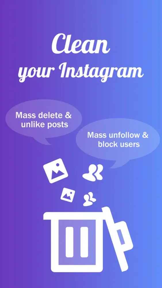 Zrzuty ekranu InstaClean - Cleaner for IG