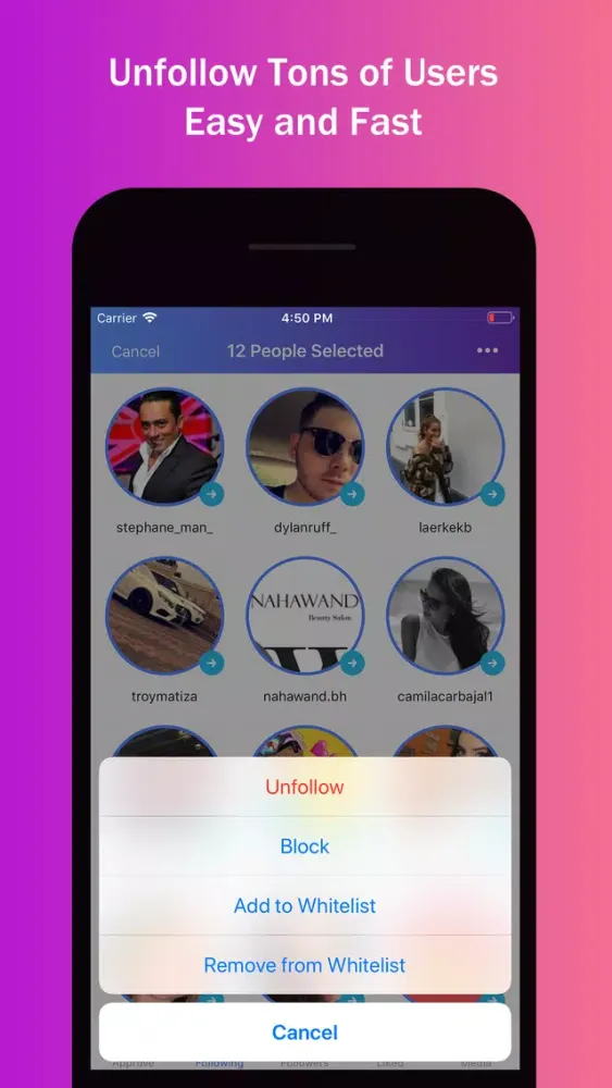 Zrzuty ekranu InstaClean - Cleaner for IG