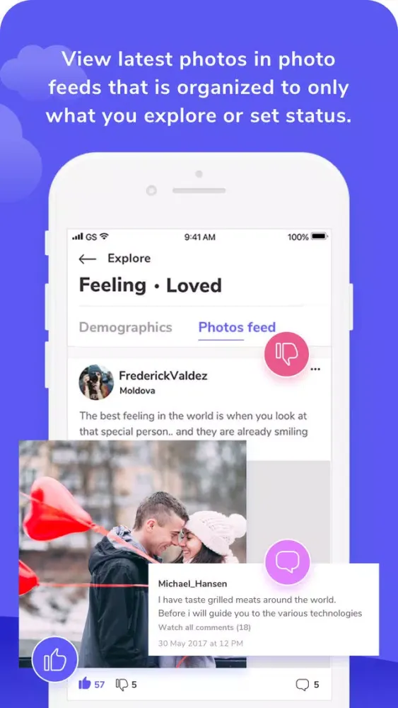 ภาพหน้าจอของ Sociasta: Social Photo Feeds