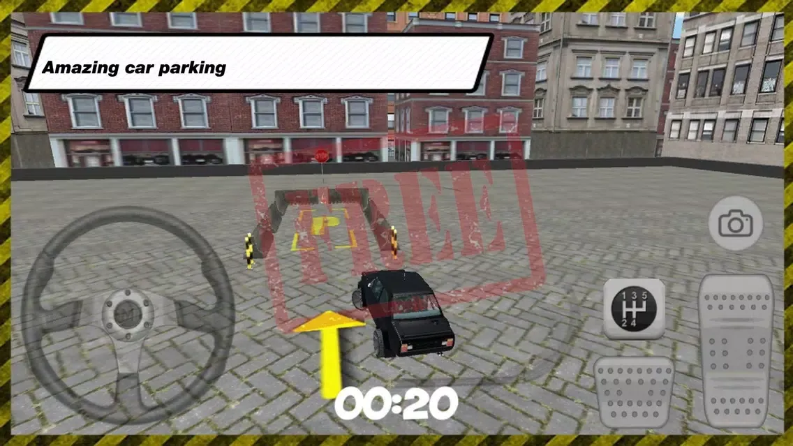 Screenshot di car parking game - antique car parking game