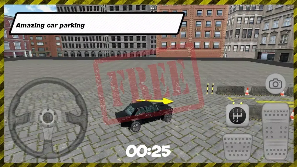 Screenshot di car parking game - antique car parking game