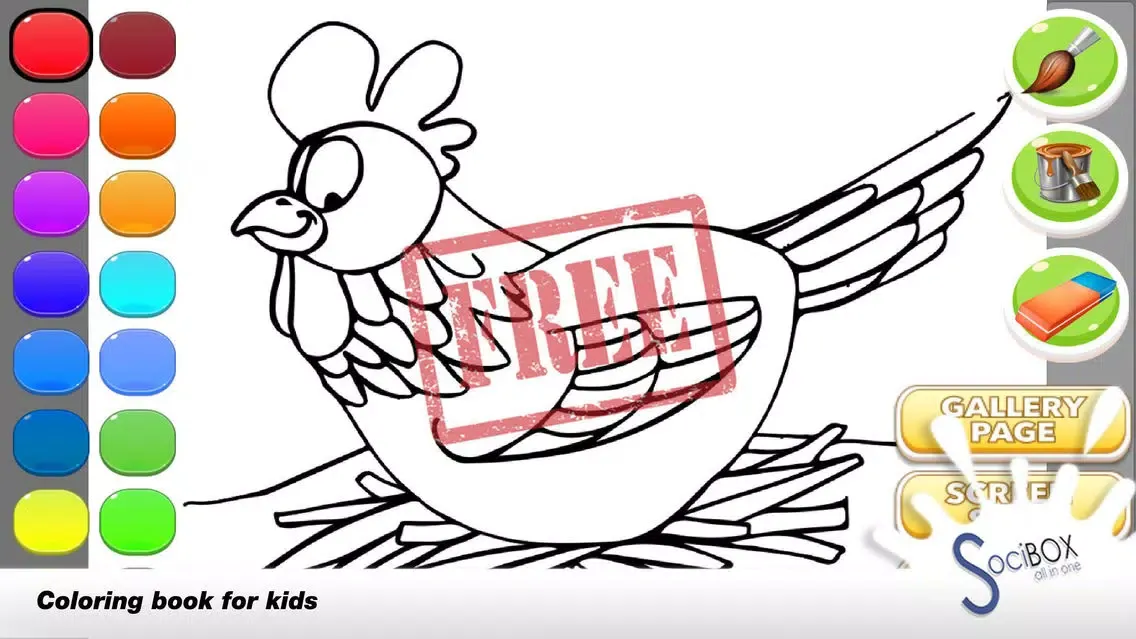 Cock Coloring Book Ekran Görüntüleri
