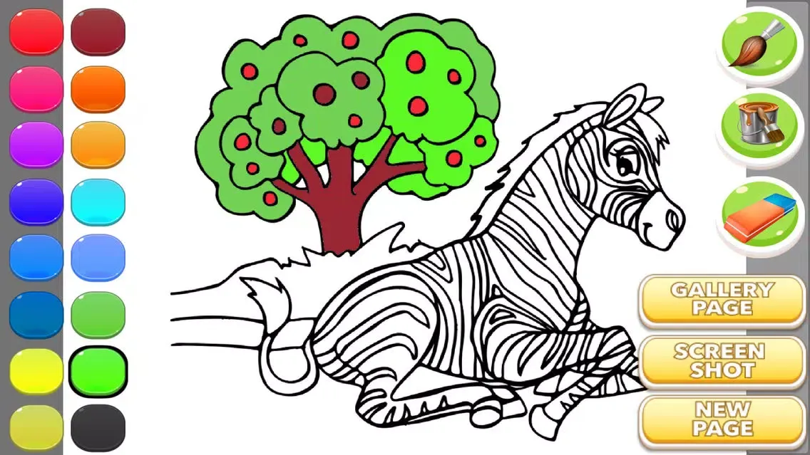 Horse Coloring Book Screenshots