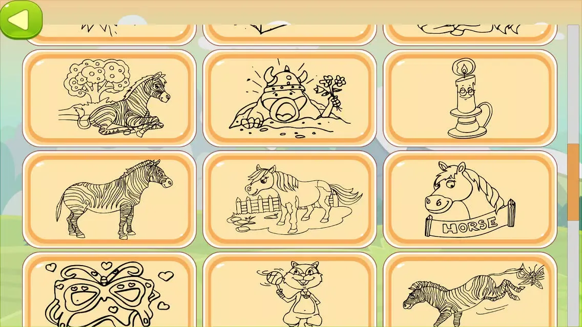 Horse Coloring Book Screenshots