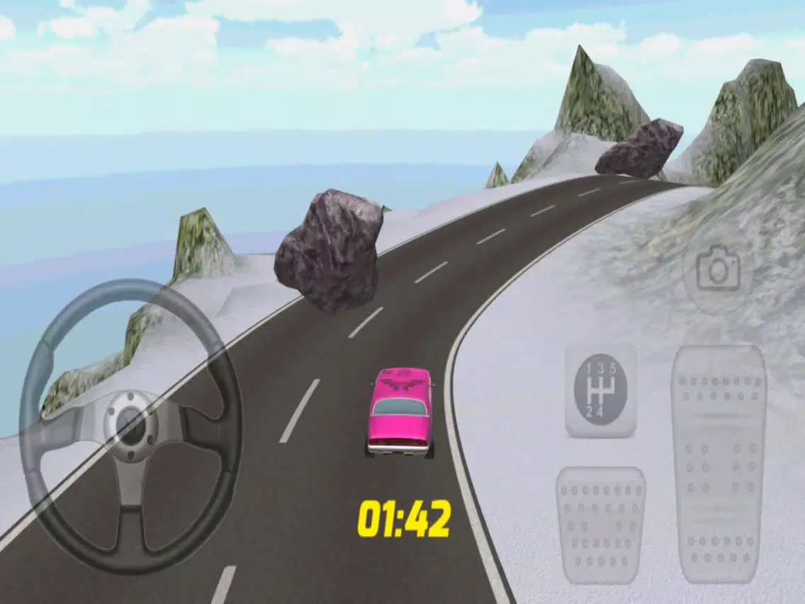 Pink Car Game iPad  سکرین شاٹس
