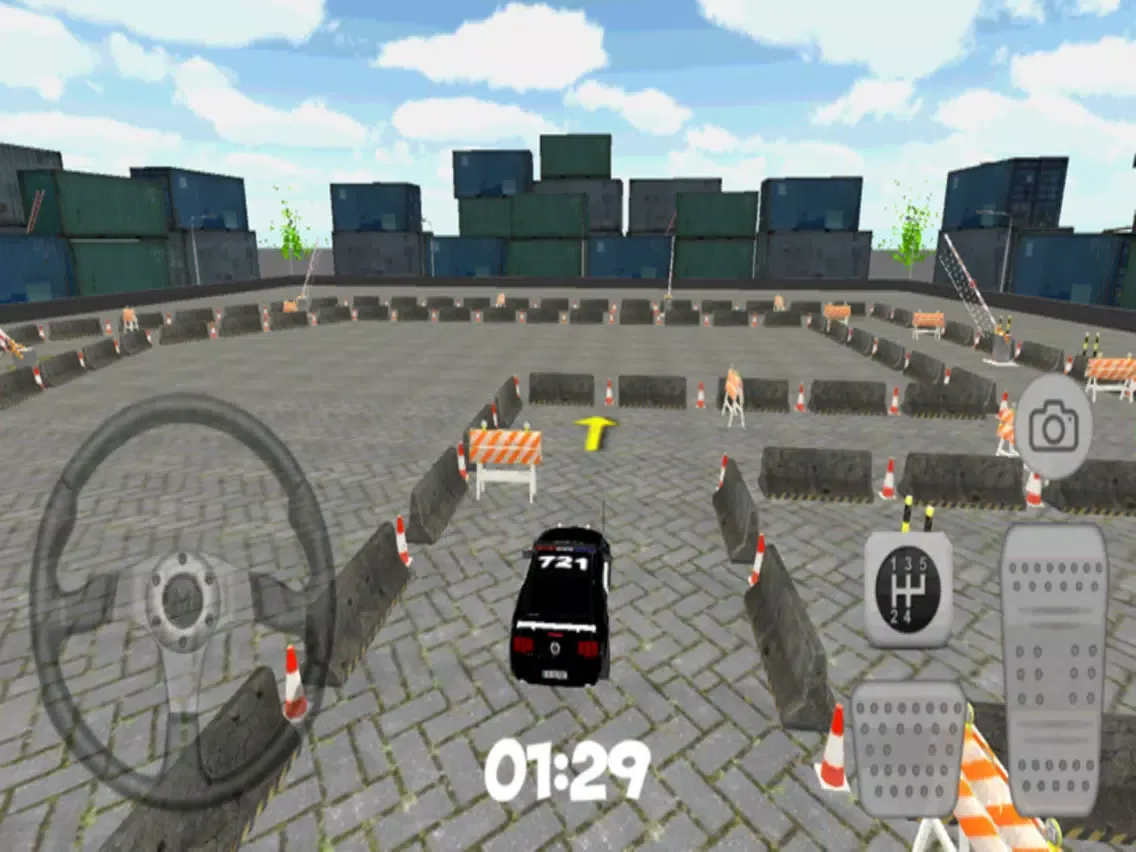 Ảnh chụp màn hình của Police Car Parking Free 3D iPad 