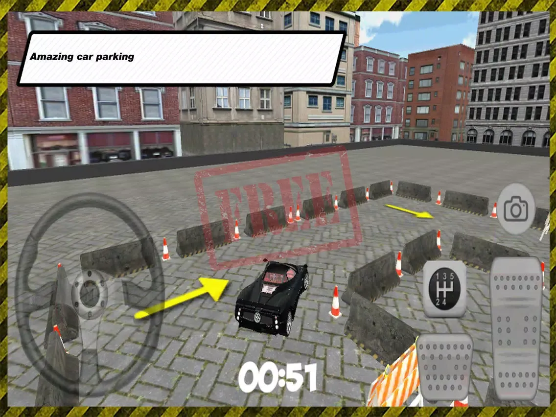 Capturas de pantalla de Real Sport Black Car Parking iPad 