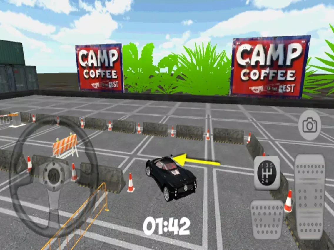 Street Car Parking - Black Car Parking iPad  Ekran Görüntüleri