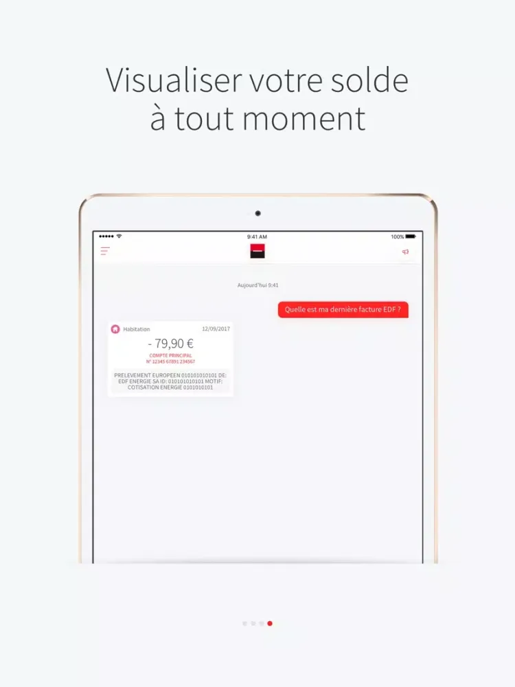 Capturas de pantalla de L'Appli LAB Société Générale iPad 