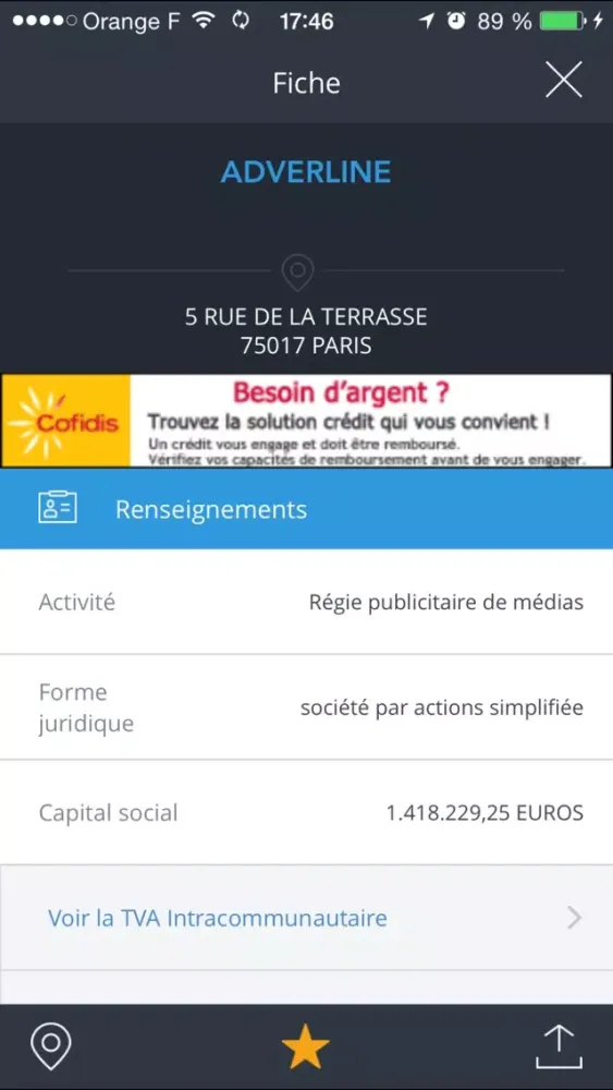 Societe.com स्क्रीनशॉट