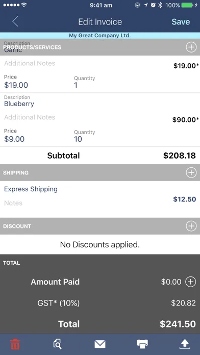 Invoice Professional 3應用截圖
