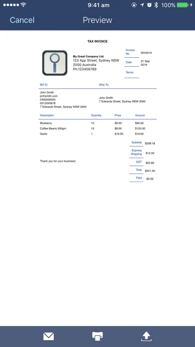 Invoice Professional 3應用截圖