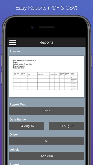 تصاویر Travel Logs - Vehicle Logbook