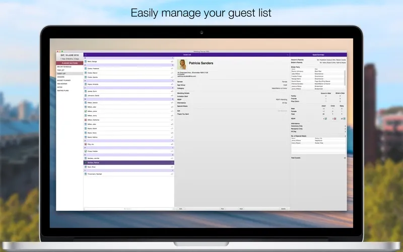 Capturas de pantalla de Wedding Planner Professional