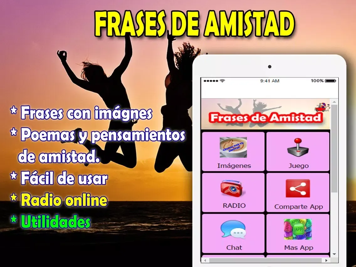 Frases de Amistad - Imágenes de Amistad iPad 應用截圖