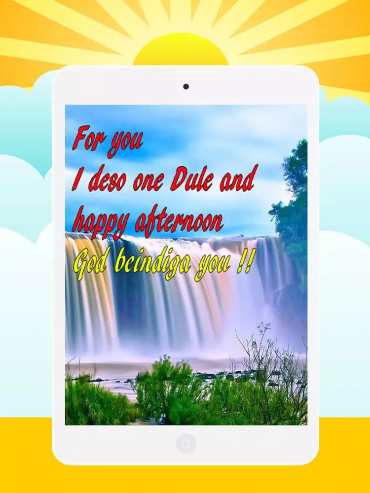 Captures d'écran de Good Afternoon: images and messages iPad 