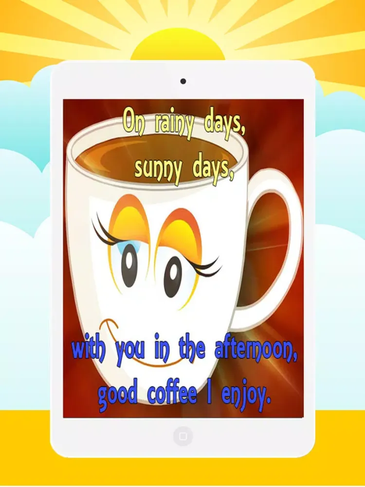 Captures d'écran de Good Afternoon: images and messages iPad 