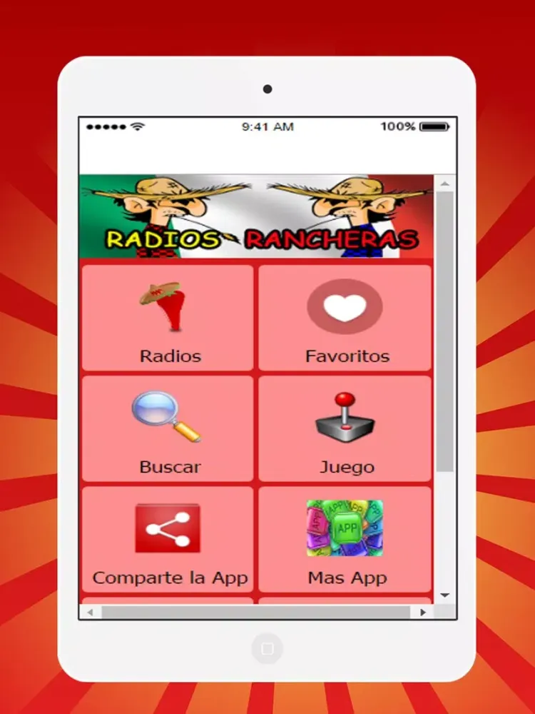 Musica Ranchera iPad 应用截图