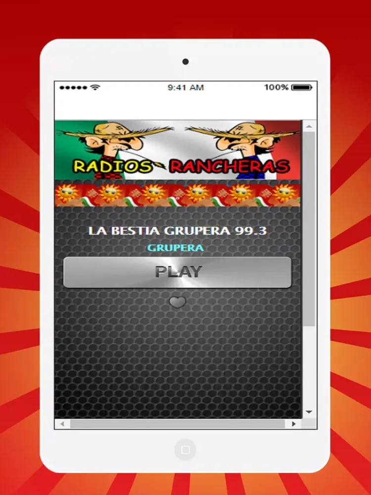 Musica Ranchera iPad 应用截图