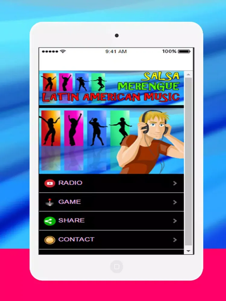 Salsa Radio: latin music, merengue, bachata iPad 应用截图