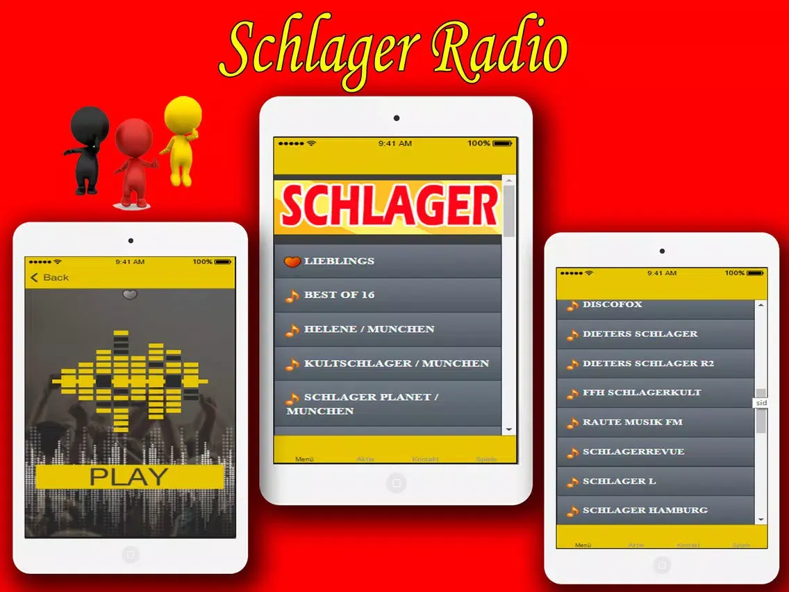 Zrzuty ekranu Schlager Radio Music iPad 