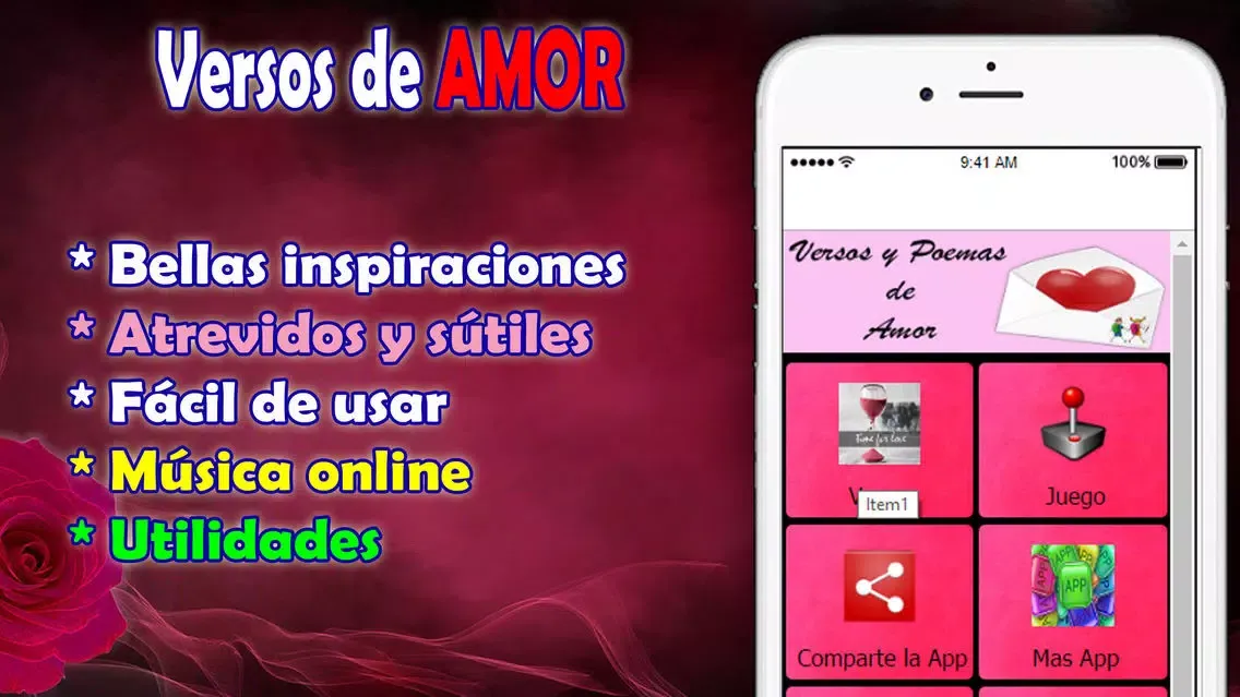 Versos de Amor con Imágenes: Poemas, frases 스크린샷
