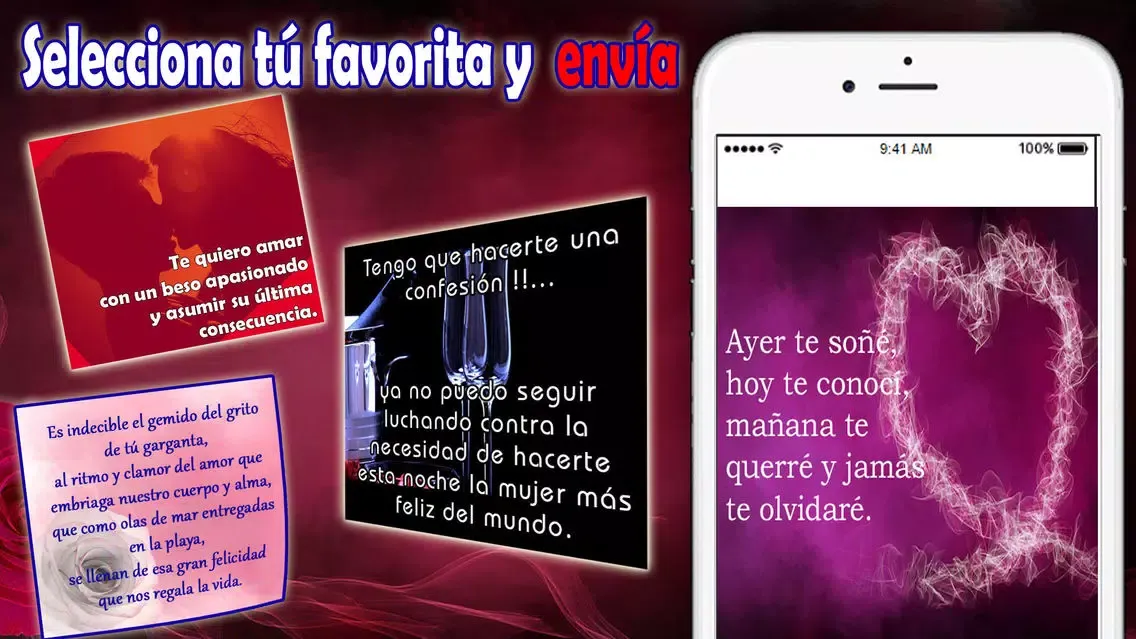 Versos de Amor con Imágenes: Poemas, frases 스크린샷
