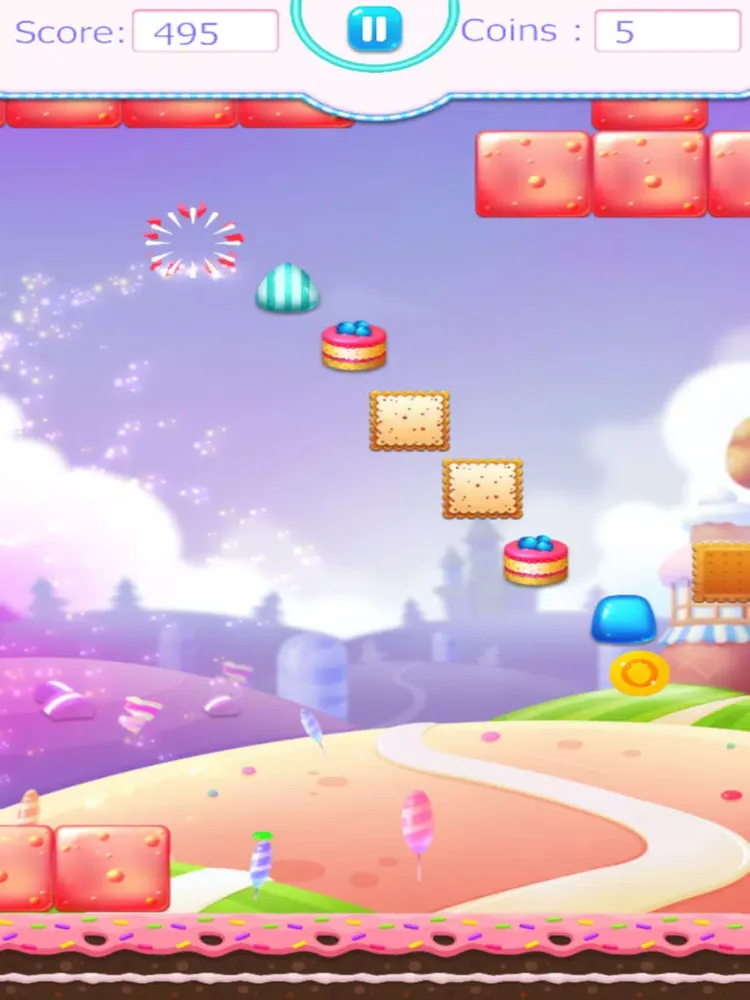 Capturas de pantalla de Candy Jump adventure iPad 