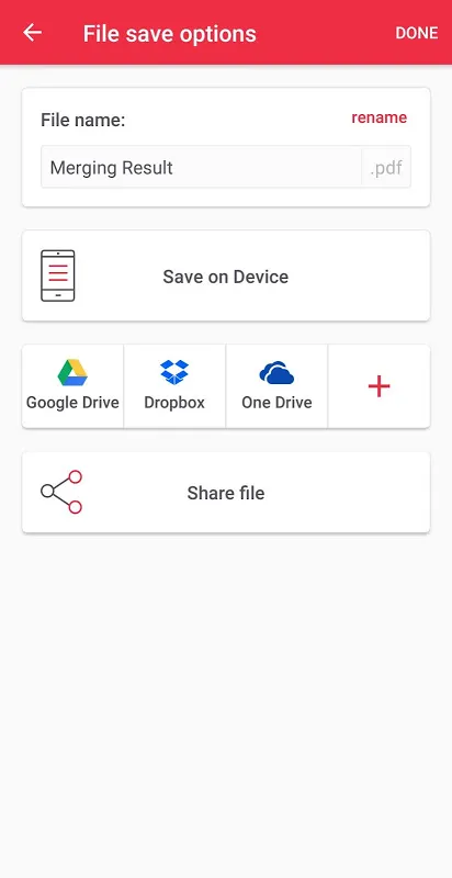 Soda PDF Merge Screenshots