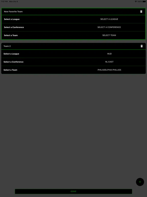 The Sports Remote iPad  スクリーンショット