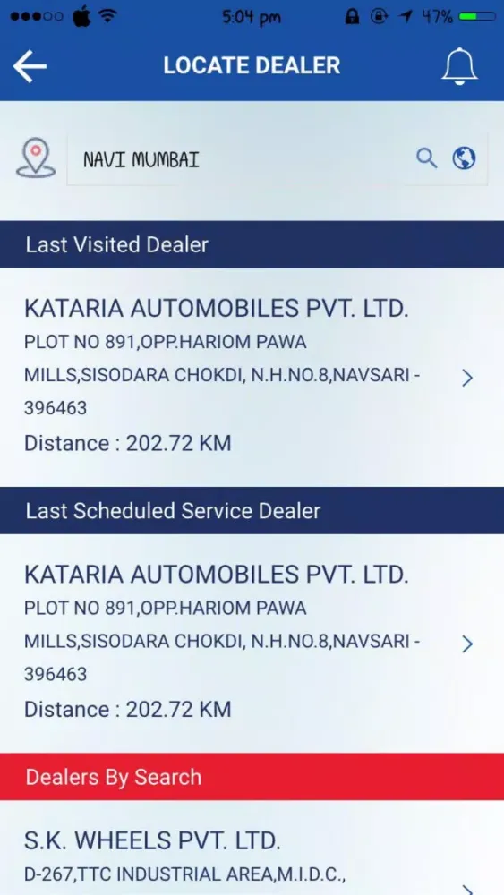 Maruti Care Ekran Görüntüleri