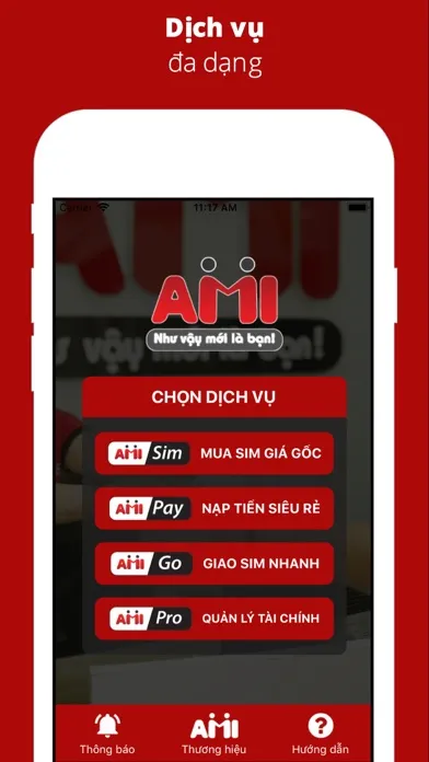 Скриншоты AMI - Công cụ của THỢ SIM