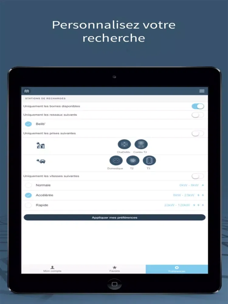 Belib' Mobile iPad  স্ক্রিনশট